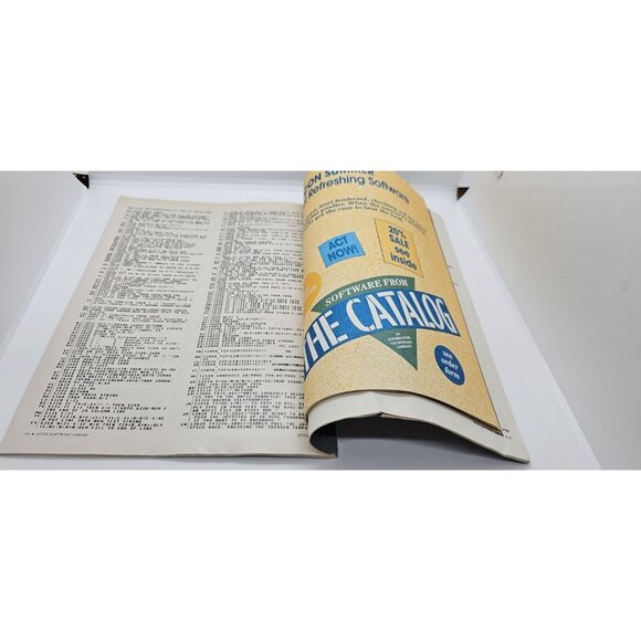 3 for 20 $ Vintage ANTIC ATARI MAGAZINE OCT 1987 VOL 6 NO 6  Football Predictor - Picture 6 of 6